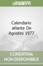 Calendario atlante De Agostini 1977 libro