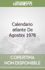 Calendario atlante De Agostini 1978 libro