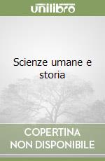 Scienze umane e storia