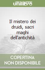 Il mistero dei druidi, sacri maghi dell'antichità libro