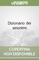 Dizionario dei sinonimi libro