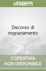 Discorso di ringraziamento libro