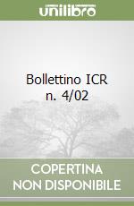 Bollettino ICR n. 4/02 libro