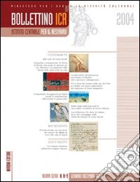 Bollettino ICR. Vol. 8-9 libro