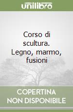 Corso di scultura. Legno, marmo, fusioni libro