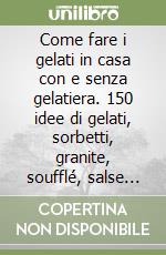 Come fare i gelati in casa con e senza gelatiera. 150 idee di gelati, sorbetti, granite, soufflé, salse gelate e altre golosità fredde libro