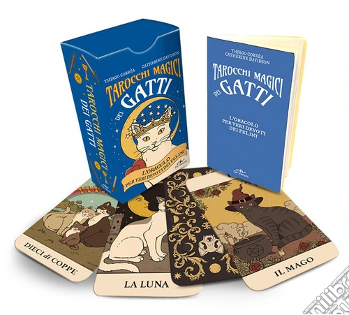Tarocchi magici dei gatti. Mini. L'oracolo per veri devoti dei felini. Con 78 Carte