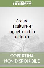 Creare sculture e oggetti in filo di ferro libro