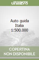 Auto guida Italia 1:500.000 libro