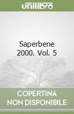 Saperbene 2000. Vol. 5