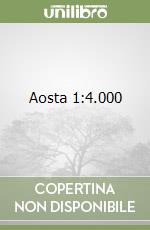 Aosta 1:4.000 libro