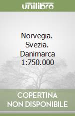 Norvegia. Svezia. Danimarca 1:750.000 libro