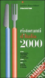 Ristoranti d'Italia 2000 libro