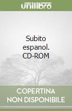 Subito espanol. CD-ROM libro