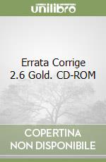 Errata Corrige 2.6 Gold. CD-ROM libro
