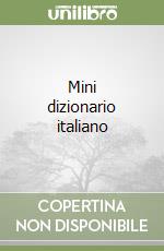 Mini dizionario italiano libro