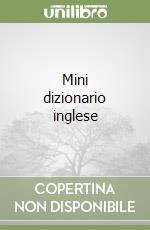 Mini dizionario inglese libro