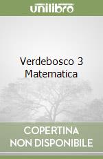 Verdebosco 3 Matematica libro