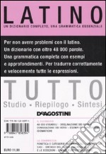 Tutto latino. Un dizionario completo, una grammatica essenziale libro