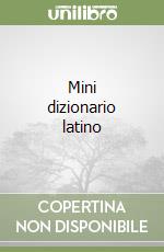 Mini dizionario latino libro