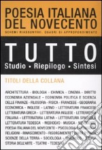 Tutto poesia italiana del Novecento