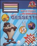 Gioco imparo e mi diverto con i gessetti. Looney Tunes. Ediz. illustrata. Con gadget libro