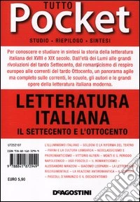 Tutto letteratura italiana. Il Settecento e l'Ottocento libro