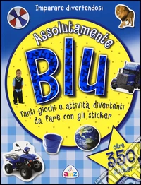 Assolutamente blu. Con adesivi libro