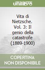 Vita di Nietzsche. Vol. 3: Il genio della catastrofe (1889-1900) libro