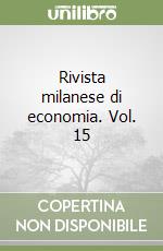 Rivista milanese di economia. Vol. 15 libro