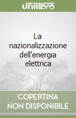 La nazionalizzazione dell'energia elettrica libro