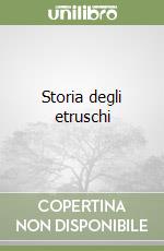 Storia degli etruschi