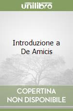 Introduzione a De Amicis libro