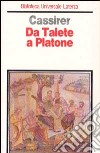 Da Talete a Platone libro