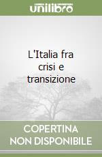 L'Italia fra crisi e transizione libro