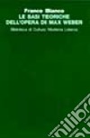 Le basi teoriche dell'opera di Max Weber libro di Bianco Franco