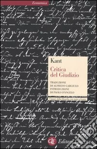 Critica del giudizio libro usato