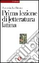 Prima lezione di letteratura latina