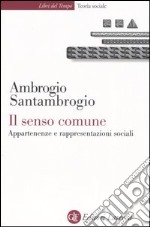 Il senso comune. Appartenenze e rappresentazioni sociali libro