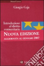 Introduzione al diritto comunitario libro