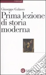 Prima lezione di storia moderna libro