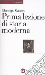 Prima lezione di storia moderna libro