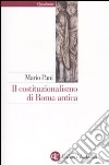 Il Costituzionalismo di Roma antica libro