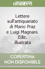 Lettere sull'antiquariato di Mario Praz e Luigi Magnani. Ediz. illustrata libro