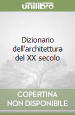 Dizionario dell'architettura del XX secolo libro