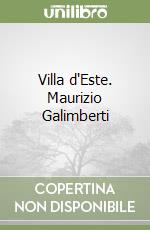Villa d'Este. Maurizio Galimberti libro