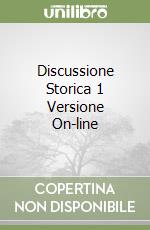 Discussione Storica 1 Versione On-line libro