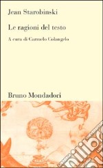 Le ragioni del testo libro