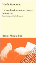 La confessione come genere letterario libro