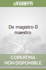 De magistro-Il maestro libro